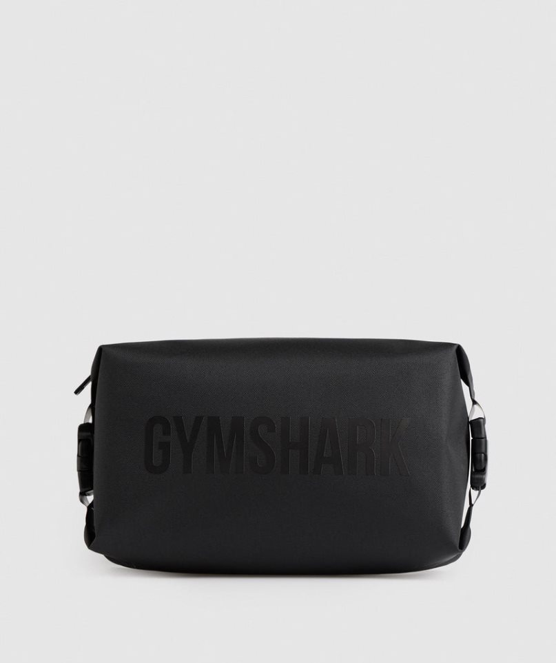 Gymshark X-Series Wash Bag Black | NZ 8JGZHU